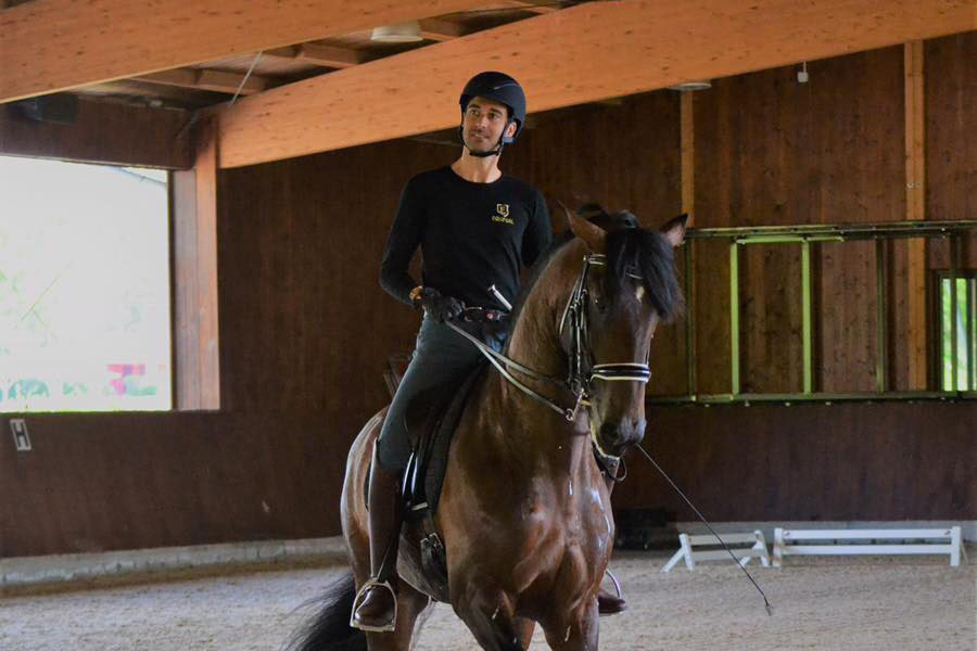 Gaviao dos Cedros Alejandro Asencio qualified for the World Breeding Dressage Championships for Young Horses