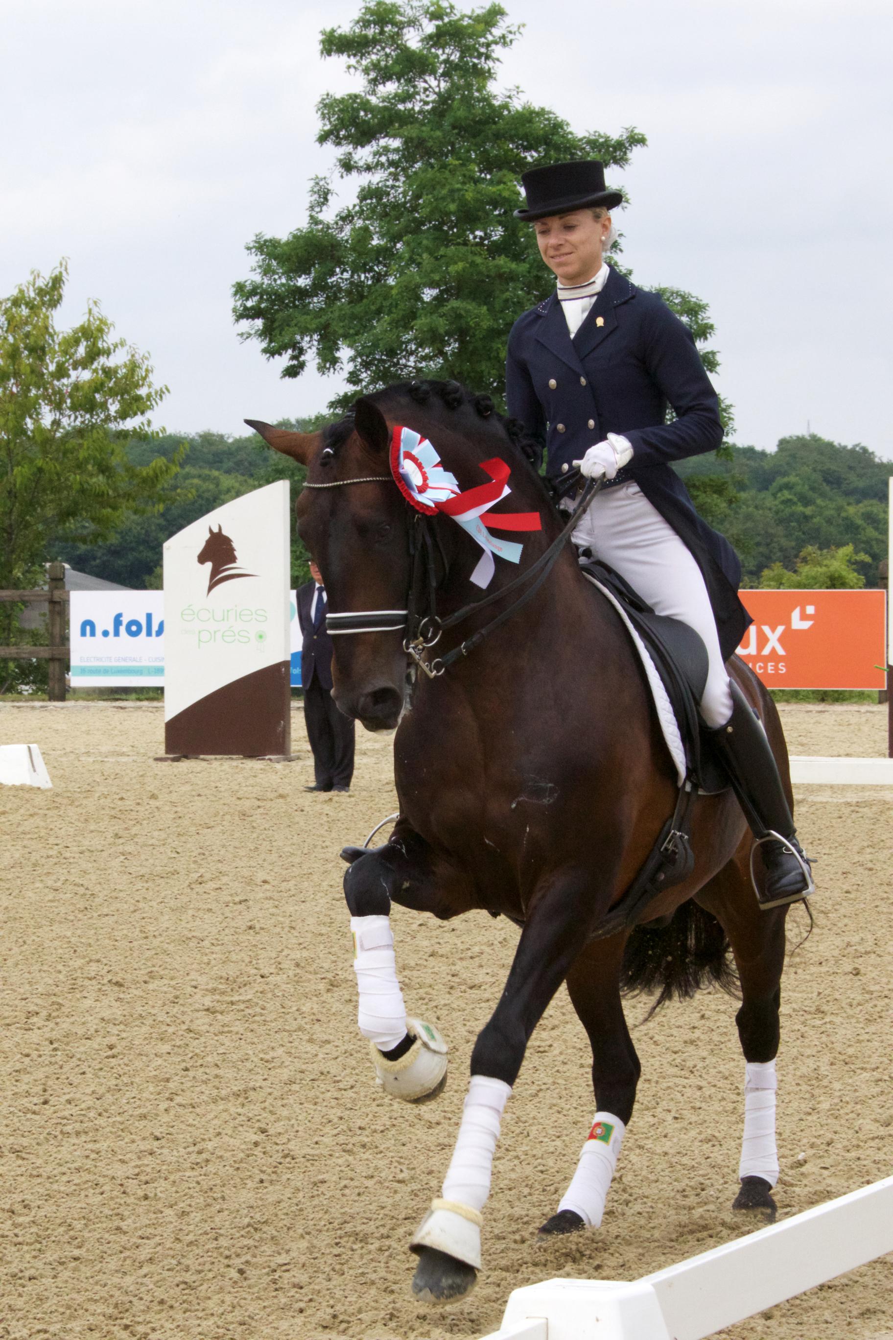 Maria Caetano Couceiro podiums thrice with Rubi's sons at the CDI 4* Leudelange